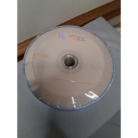 50 HP Blank 16X DVD DVD-R Branded Logo 4.7GB Media PlexDisc Spindle Box Sealed - Picture 4 of 4